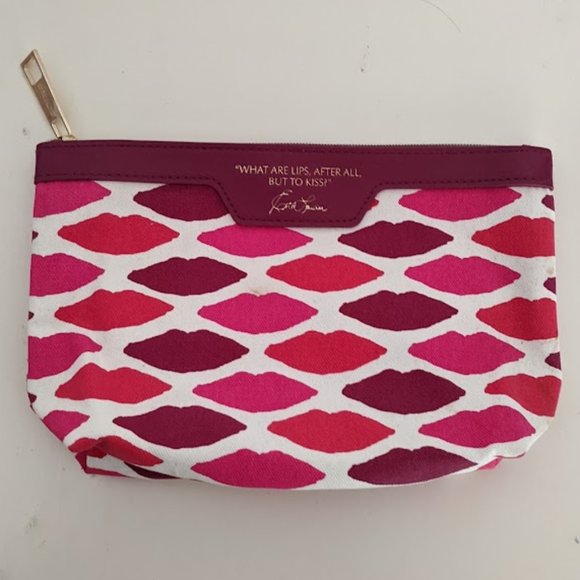 Estee Lauder Bags Estee Lauder Pink Lips Makeup Bag Poshmark